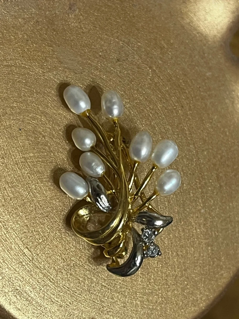 Pearl Spray Brooch